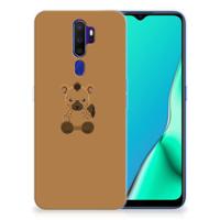 OPPO A9 2020 Telefoonhoesje met Naam Baby Hyena - thumbnail