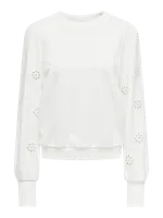 Only Onlfemme L/s Ub Swt Noos Sweater Cloud Dancer - thumbnail