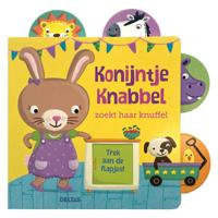 Deltas Konijntje knabbel zoekt haar knuffel kartonboek - thumbnail