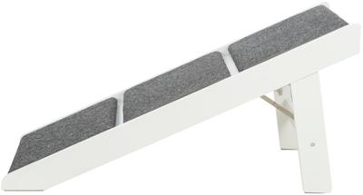 TRIXIE LOOPPLANK MET UITKLAPBARE TREDEN MDF WIT 44X106X46 CM