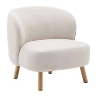 Kave Home Fauteuil 'Ulit' Chenille, kleur Beige - thumbnail