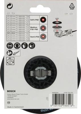 Bosch Accessories 2608601712 X-Lock steunschijf middelhard, 115 mm Bosch Accessories 2608601712 X-Lock steunschijf middelhard, 115 mm