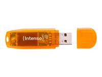 Intenso Rainbow Line USB-stick 64 GB Oranje (transparant) 3502490 USB-A 2.0 - thumbnail