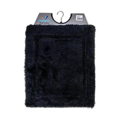 Wicotex bidetmat 50x60cm. acryl uni zwart Wicotex bidetmat 50x60cm. acryl uni zwart