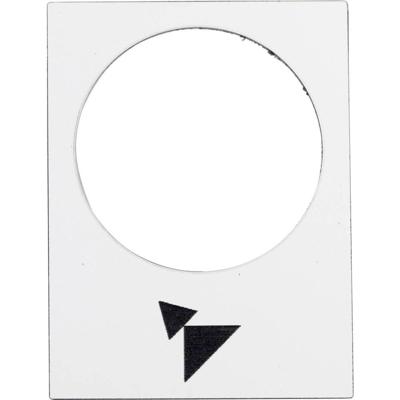 Schneider Electric ZB2BY4915 ZB2BY4915 Markeringsplaatje Wit 1 stuk(s)