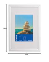 Fotolijst MAUL design 10x15cm aluminium frame zilver - thumbnail