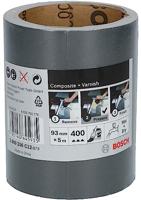 Bosch Accessoires Schuurrol | Steen/Lak | 93mmx5M | K400 - 2609256C12 - thumbnail