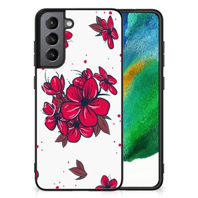 Samsung Galaxy S21FE Bloemen Hoesje Blossom Red