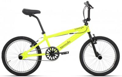 Tornado Freestyle 20 Inch 21,5 cm Unisex V Brakes Geel Tornado Freestyle 20 Inch 21,5 cm Unisex V Brakes Geel