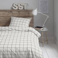 Cinderella Dekbedovertrek Flanel Kody Off-White-1-persoons (140 x 200/220 cm) - thumbnail