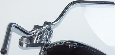 LSL "vlinder l10" stuur handlebar butterfly l sta chr 25.4mm hd