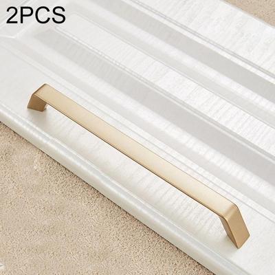 2 stuks 9009-192 moderne eenvoudige kast deur handvat lade kast zink legering handvat (goud)