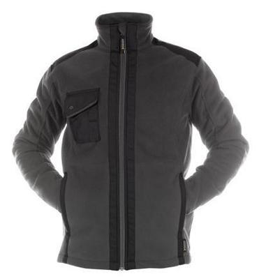 DASSY fleecejas croft grijs/zwart m
