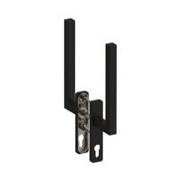 Hardbrass Hefschuifdeurgreep Phoenix dubbel PC69 - zwart - thumbnail