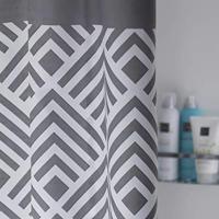 Douchegordijn Sealskin Angoli Polyester 180x200 Grijs - thumbnail