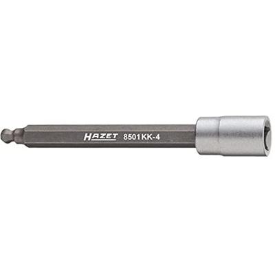 HAZET Toerentalsensor kogelkop dopsleutelbit 8501KK-4 · 1/4 inch (6,3 mm) vierkant hol · Binnen-zeskant-profiel · SW 4 mm HAZET Toerentalsensor kogelkop dopsleutelbit 8501KK-4 · 1/4 inch (6,3 mm) vierkant hol · Binnen-zeskant-profiel · SW 4 mm