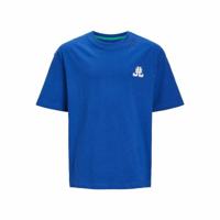 T-Shirt met Korte Mouwen voor kinderen Jack & Jones Jorcole Back Print Donkerblauw - Maat: 128 cm - thumbnail