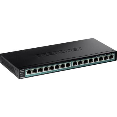 TRENDnet TPE-TG161H 16-Poorts PoE Switch Gigabit PoE+ Switch 120W
