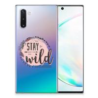 Samsung Galaxy Note 10 Telefoonhoesje met Naam Boho Stay Wild - thumbnail