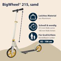 Hudora big wheel step 215 scooter - sand - thumbnail