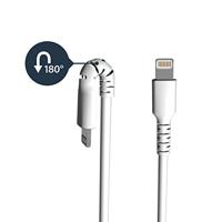 StarTech.com Premium USB-A naar Lightning Kabel 1m Wit - USB Type A naar Lightning Charge & Sync Oplaadkabel - Verstevigd met Aramide Vezels - Apple MFi Gecertificeerd - iPad Air iPhone12 (RUSBLTMM1M) - thumbnail