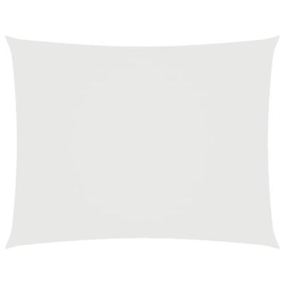 VidaXL Zonnescherm rechthoekig 2,5x3,5 m oxford stof wit - thumbnail