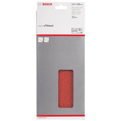 Bosch Accessories Expert for Wood 2608605323 Oscillerend schuurpapier Ongeperforeerd Korrelgrootte (num) 60 (l x b) 280 mm x 115 mm 10 stuk(s) Bosch Accessories Expert for Wood 2608605323 Oscillerend schuurpapier Ongeperforeerd Korrelgrootte (num) 60 (l x b) 280 mm x 115 mm 10 stuk(s)