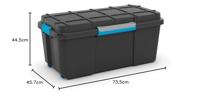 KIS 241508 Opbergbox Scubba Stapelbaar (b x h x d) 735 x 460 x 445 mm Grijs-blauw, Zwart 1 stuk(s) - thumbnail
