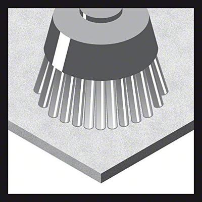 Bosch Accessoires Komstaalborstel 70 mm, 0,3 mm, 12500 U/ min, 14 - 1 stuk - 2608622098