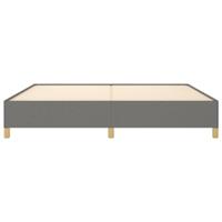 Bedframe stof donkergrijs 200x200 cm - thumbnail