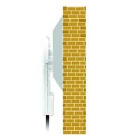 LogiLink LPS228 Platte stekker met randaarde Kunststof Met uittrekhulp 230 V Wit IP20 - thumbnail