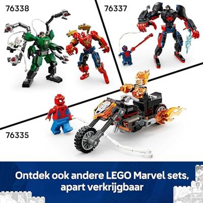 LEGO® Super Heroes 76336 Spider-Man Auto versus Wolverine met Venom-effect.