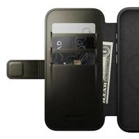 Nomad Modern Horween lederen folio iPhone 16 Pro - Green Chrome - thumbnail