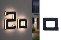 Paulmann 94650 Solar Hausnummer a Huisnummerlamp op zonne-energie Energielabel: A (A - G) Warmwit Zwart - thumbnail