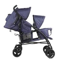 BAMBISOL dubbele wandelwagen - 6-36 maanden voor de voorstoel (max 15 kg) en 0-36 maanden (max 15 kg) voor de achterbank - thumbnail