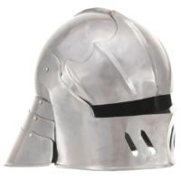 VidaXL Ridderhelm middeleeuws replica larp staal zilverkleurig - thumbnail
