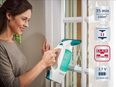 Leifheit 51007 dry & clean smalle zuigmond voor raamzuiger met click-system 17 cm - thumbnail