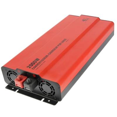 Omvormer-lader - EZA - Zuivere sinusgolf 2000 W - Zuivere sinusgolf - 40 A lader - Automatische MPS - Afstandsbediening met LED-verlichting