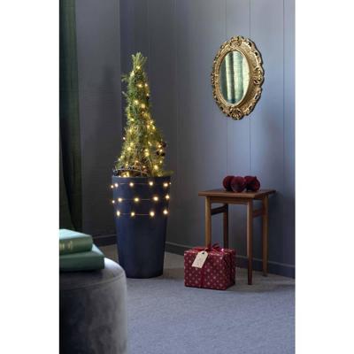 Konstsmide 6587-876 Motief lichtketting Druppel Buiten Energielabel: G (A - G) werkt op het lichtnet Aantal lampen 100 LED Barnsteen Verlichte lengte: 9.9 m