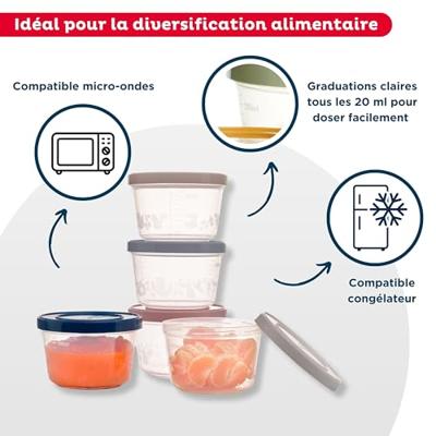 5 x 250ml opbergdozen