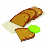 Goki broodplankje met boterhammen hout - thumbnail