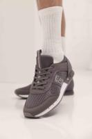 Emporio Armani EA7 Black & White Sneakers Heren Donkergrijs - Maat 41 1/3 - Kleur: Donkergrijs | Soccerfanshop - thumbnail