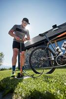 SKS rennkompressor vloerpomp m/koperen opdruk nippel 10065 - thumbnail