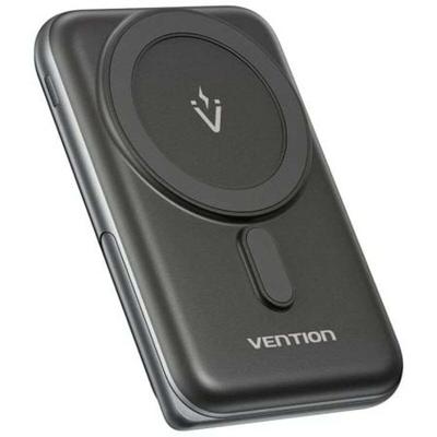 Vention 10000mAh 20W - magnetische powerbank (zwart)