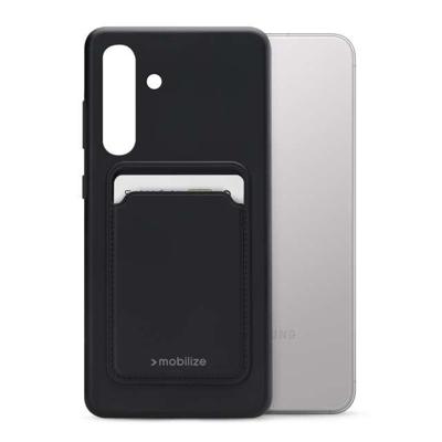 Mobilize Rubber Gelly Card Case Samsung Galaxy S24 5G/S25 5G Matt Black