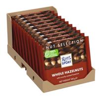 Chocolade Ritter Sport melk-hele hazelnoot 100gr | 10 stuks - thumbnail