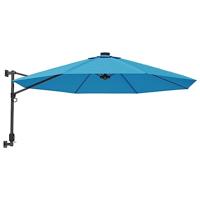 VidaXL Wandparasol 290 cm zeeblauw - thumbnail