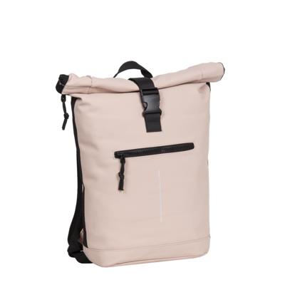 New Rebels Waterproof Rolltop Rugzak met Laptopvak 15'' Mart Roze