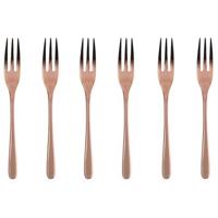 Sambonet gebaksvorkjes Taste koper set van 6 - thumbnail