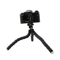 Rollei Monkey Pod - buigzaam mini statief met flexibele poten, max. hoogte 27 cm - incl. kogelkop, anti-slip rubberen voetjes en snelwisselplaat - zwart - thumbnail